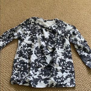 Jcrew floral sweatshirt